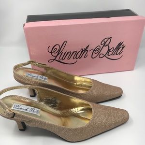 Lunnah Bella  Shoes Gold 2.5 Inches heel - 1.3